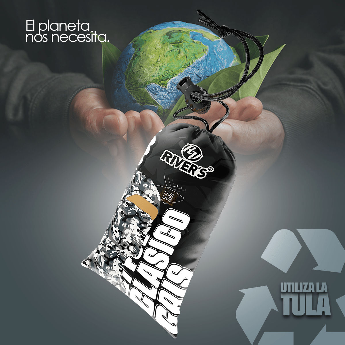 BALACLAVA RIVERS® Camuflaje Clasica gris - River´s Colombia PasamontañasRIVERS®BALACLAVA RIVERS® Camuflaje Clasica gris - River´s Colombia