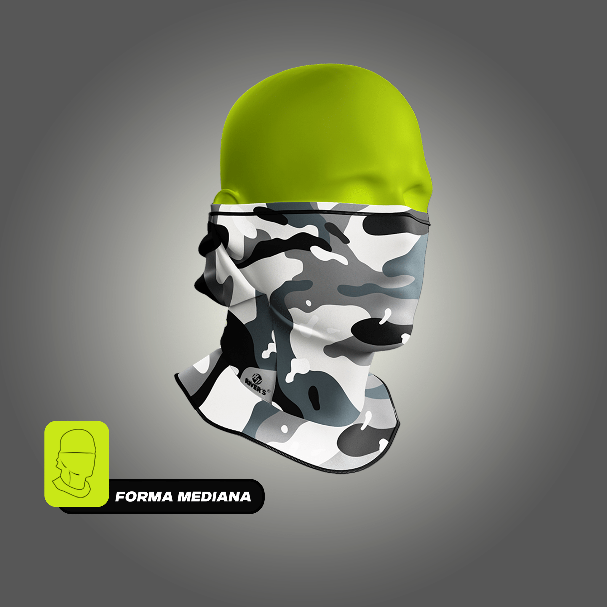 BALACLAVA RIVERS® Camuflaje Clasica gris - River´s Colombia PasamontañasRIVERS®BALACLAVA RIVERS® Camuflaje Clasica gris - River´s Colombia