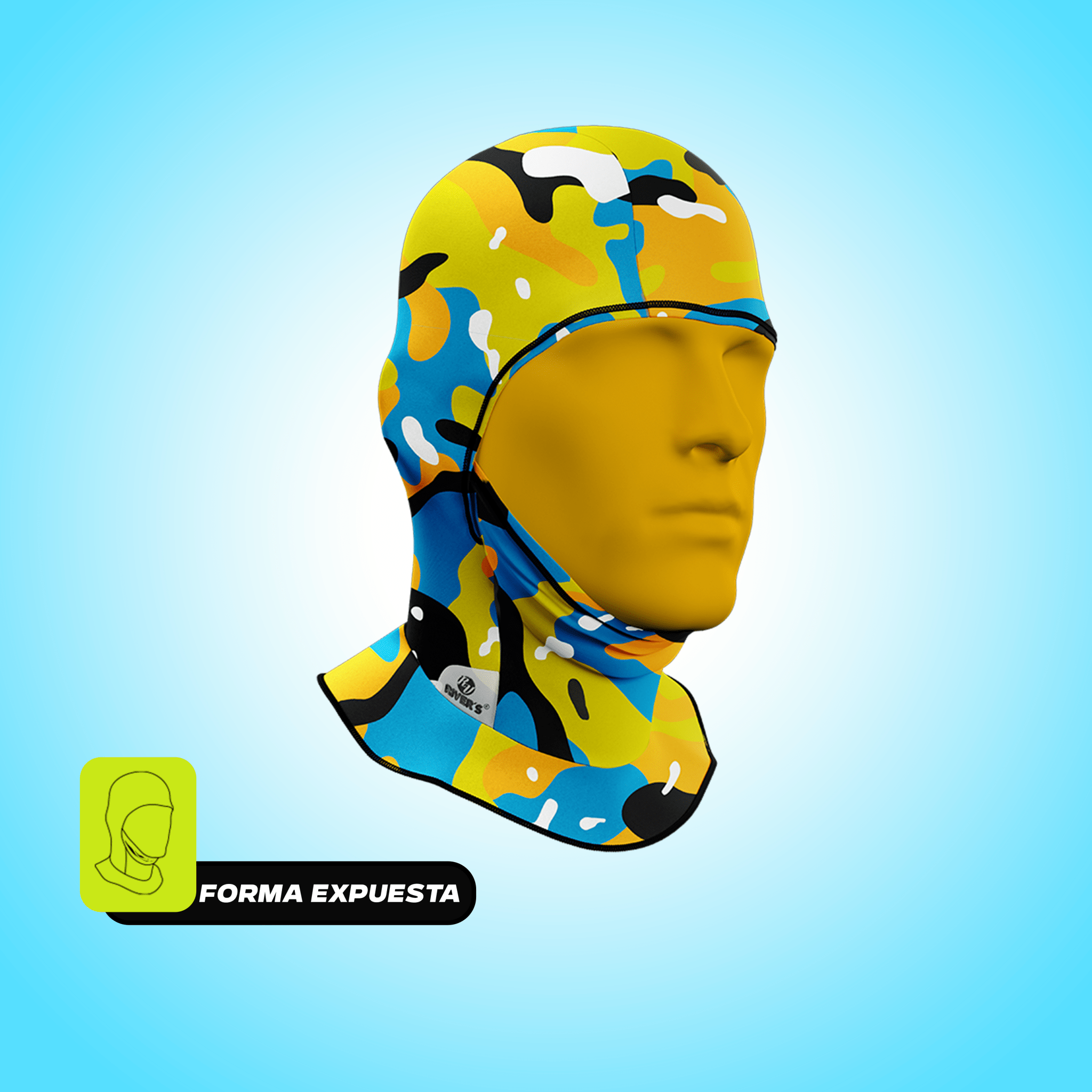 BALACLAVA RIVERS® Camuflaje clasica citrico - River´s Colombia PasamontañasRIVERS®BALACLAVA RIVERS® Camuflaje clasica citrico - River´s Colombia