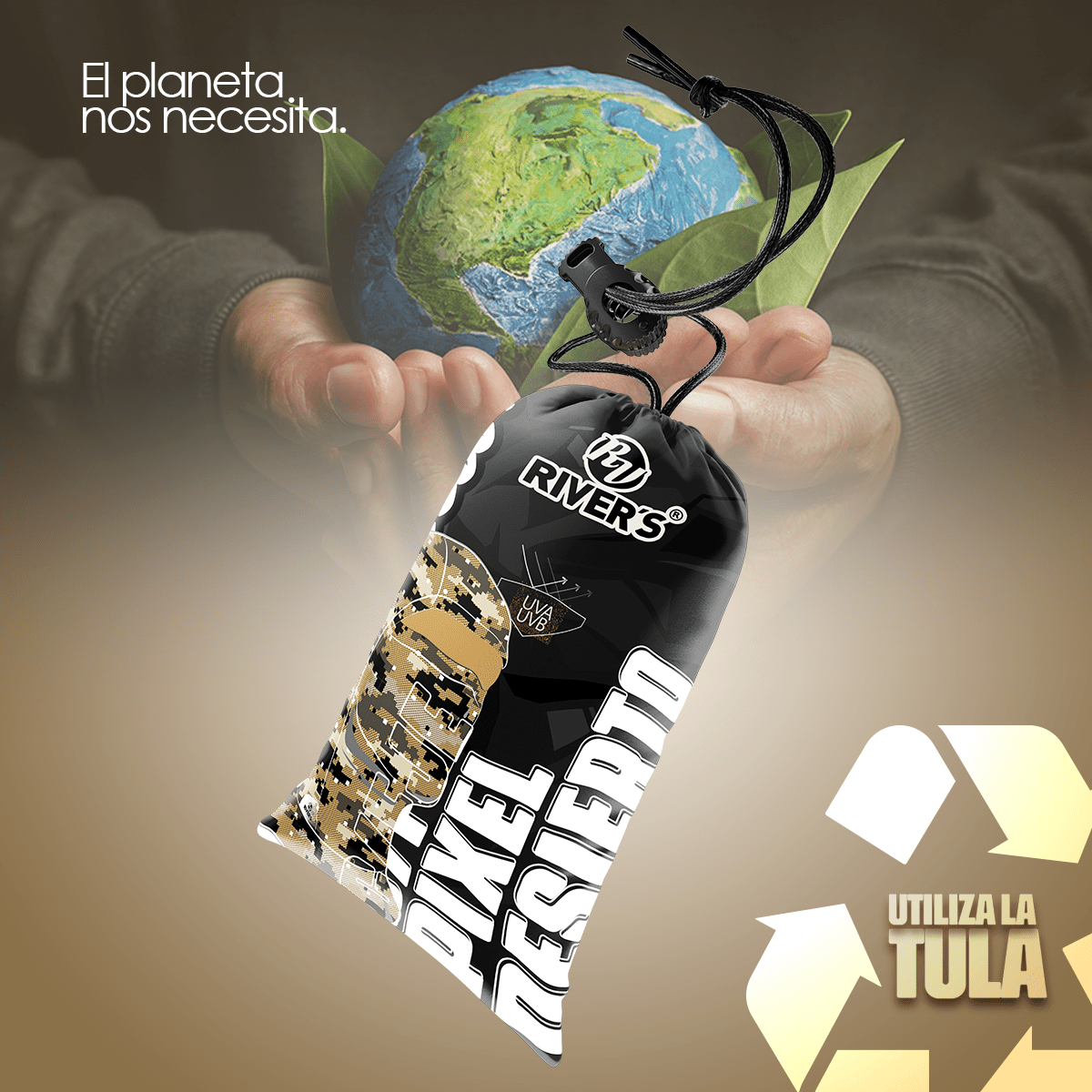 BALACLAVA RIVERS® Camuflaje pixelado decierto - River´s Colombia PasamontañasRIVERS®BALACLAVA RIVERS® Camuflaje pixelado decierto - River´s Colombia