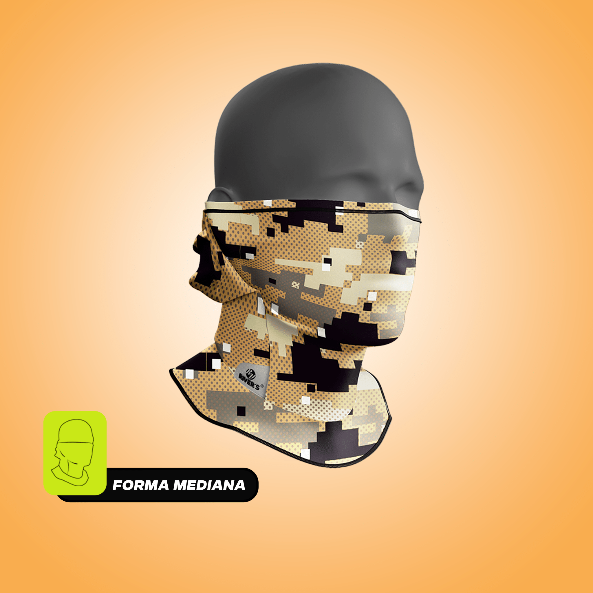 BALACLAVA RIVERS® Camuflaje pixelado decierto - River´s Colombia PasamontañasRIVERS®BALACLAVA RIVERS® Camuflaje pixelado decierto - River´s Colombia