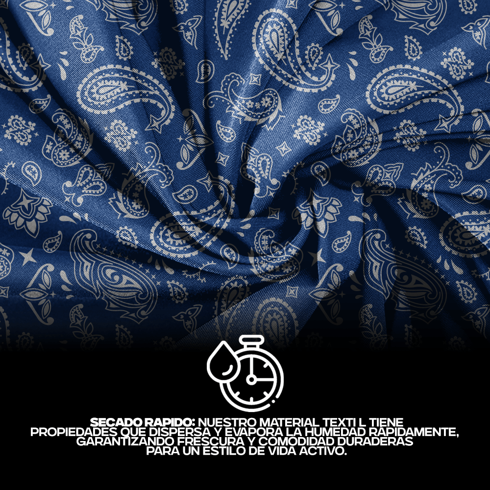 Balaclava Básica Rivers® Camuflaje Cachemir Azul - River´s Colombia PasamontañasRiver´s ColombiaBalaclava Básica Rivers® Camuflaje Cachemir Azul - River´s Colombia