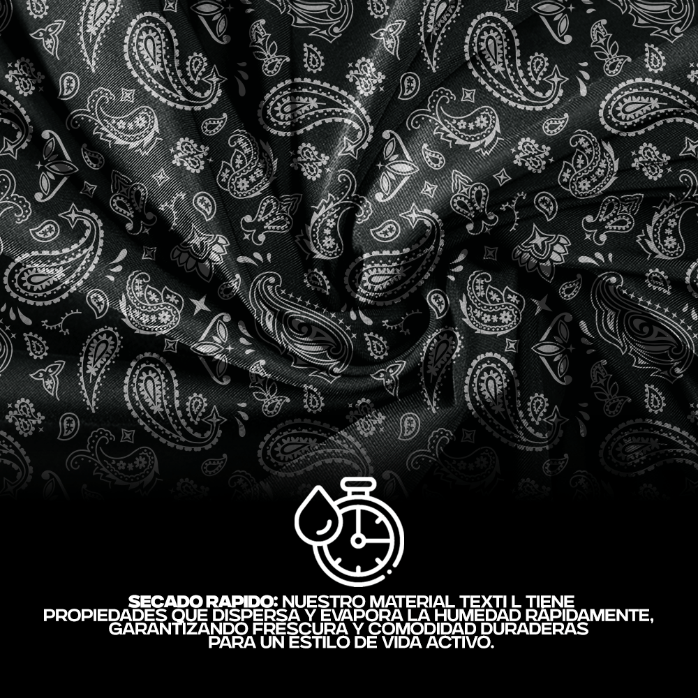 Balaclava Básica Rivers® Camuflaje Cachemir Negro - River´s Colombia PasamontañasRiver´s ColombiaBalaclava Básica Rivers® Camuflaje Cachemir Negro - River´s Colombia