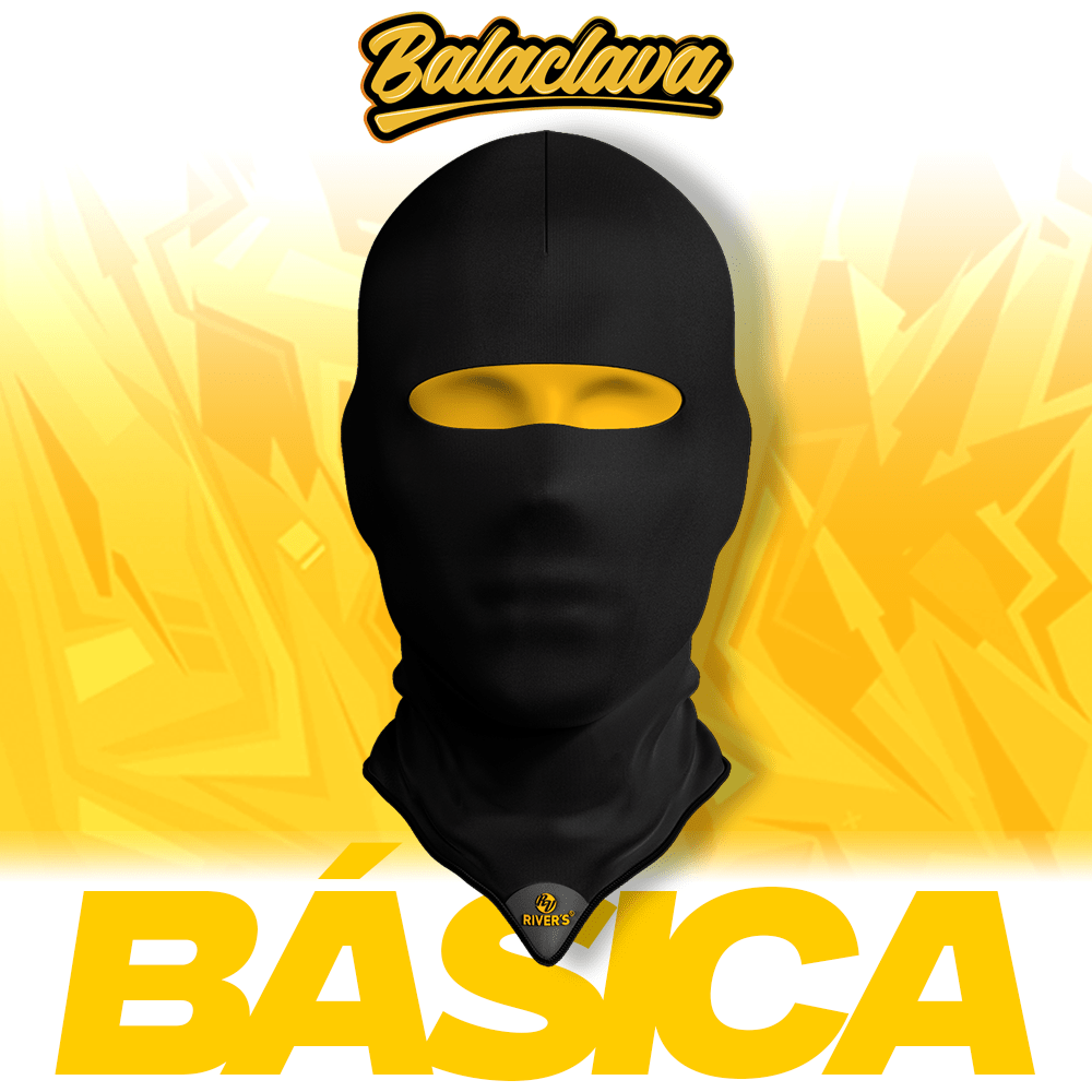 Balaclava Básica Rivers® color solido Negro - River´s Colombia PasamontañasRiver´s ColombiaBalaclava Básica Rivers® color solido Negro - River´s Colombia