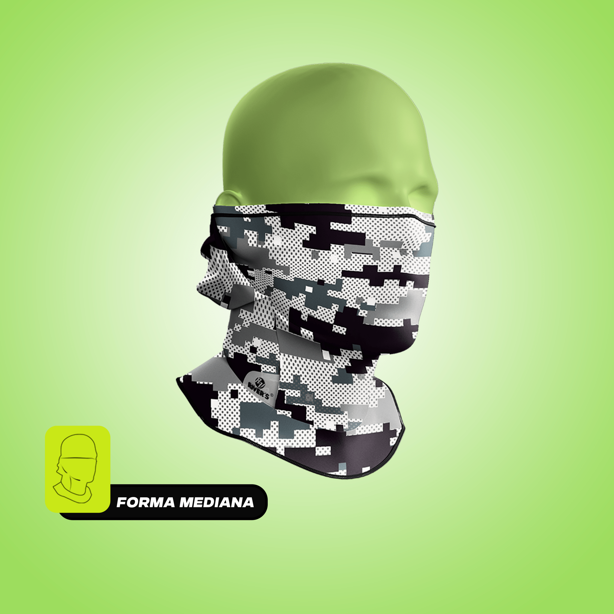BALACLAVA RIVERS® Camuflaje pixelado gris - River´s Colombia PasamontañasRIVERS®BALACLAVA RIVERS® Camuflaje pixelado gris - River´s Colombia