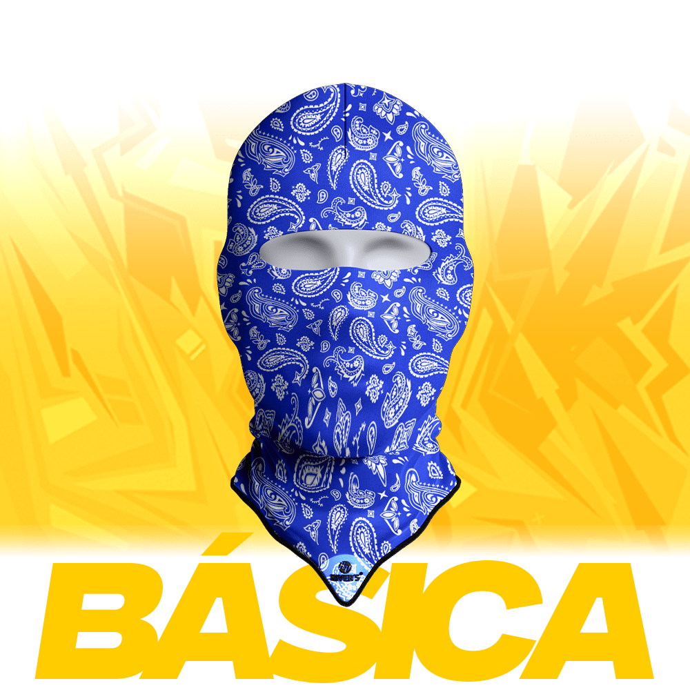 Balaclava Básica Rivers® Camuflaje Cachemir Azul - River´s Colombia PasamontañasRiver´s ColombiaBalaclava Básica Rivers® Camuflaje Cachemir Azul - River´s Colombia