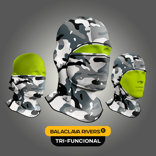 BALACLAVA RIVERS®  Camuflaje Clasica gris