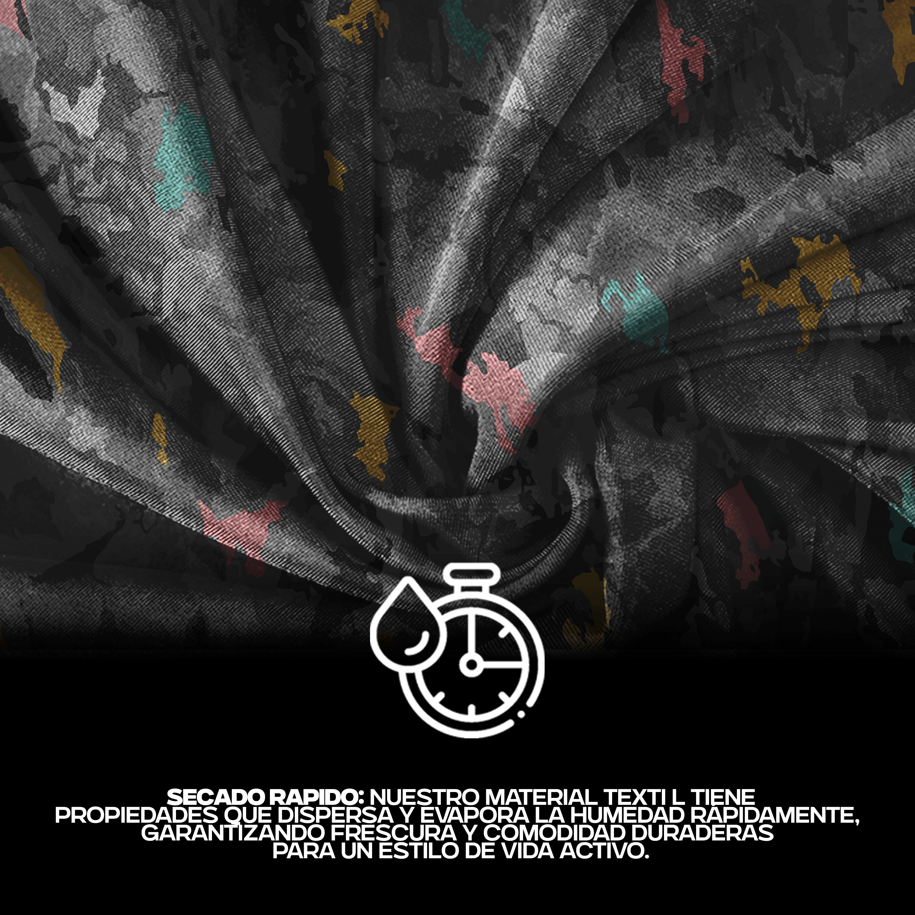 Balaclava Tri-Funcional Rivers® Camo Cromático
