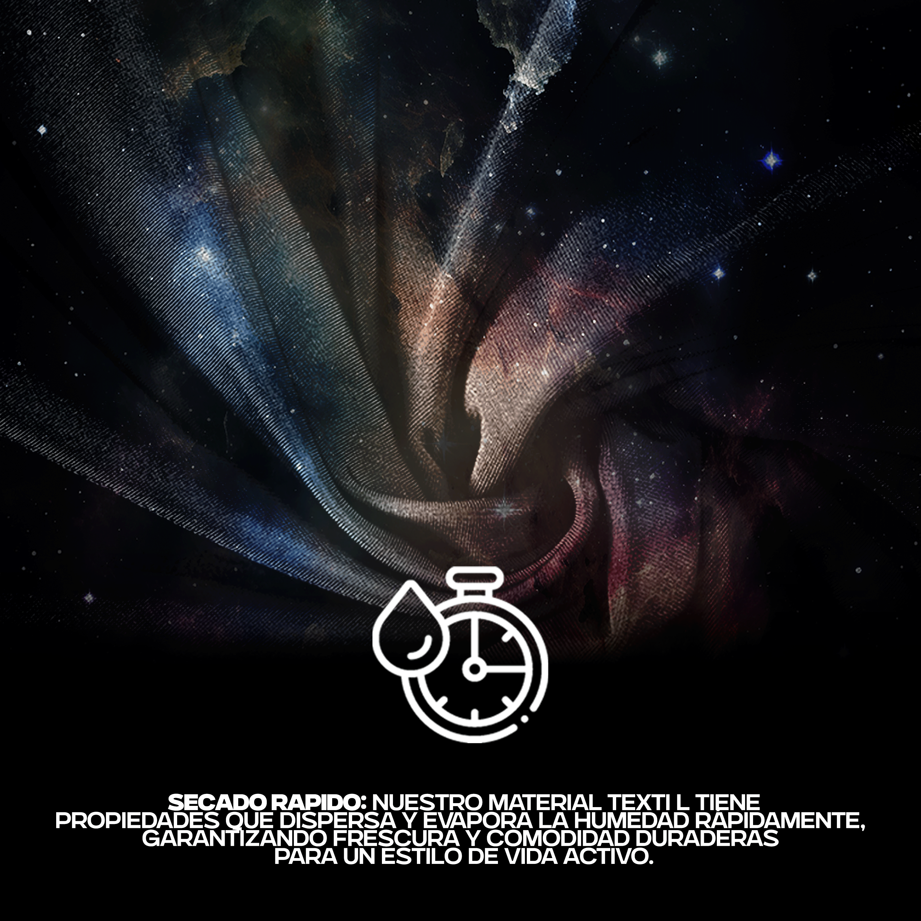 Balaclava Tri-Funcional Rivers® Nebulosa Cósmica