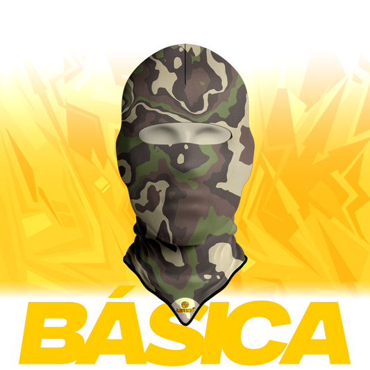 Balaclava Básica Rivers® Camuflaje Militar Verde