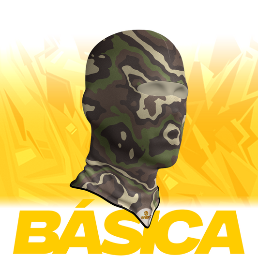 Balaclava Básica Rivers® Camuflaje Militar Verde