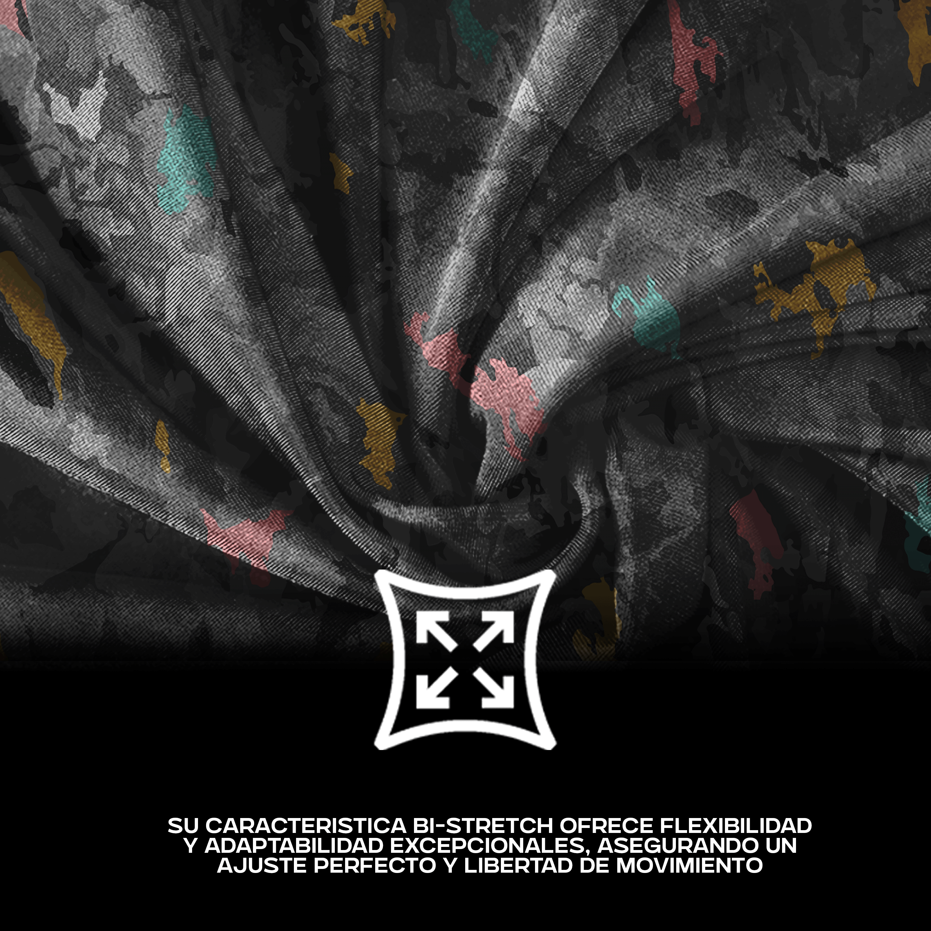 Balaclava Tri-Funcional Rivers® Camo Cromático