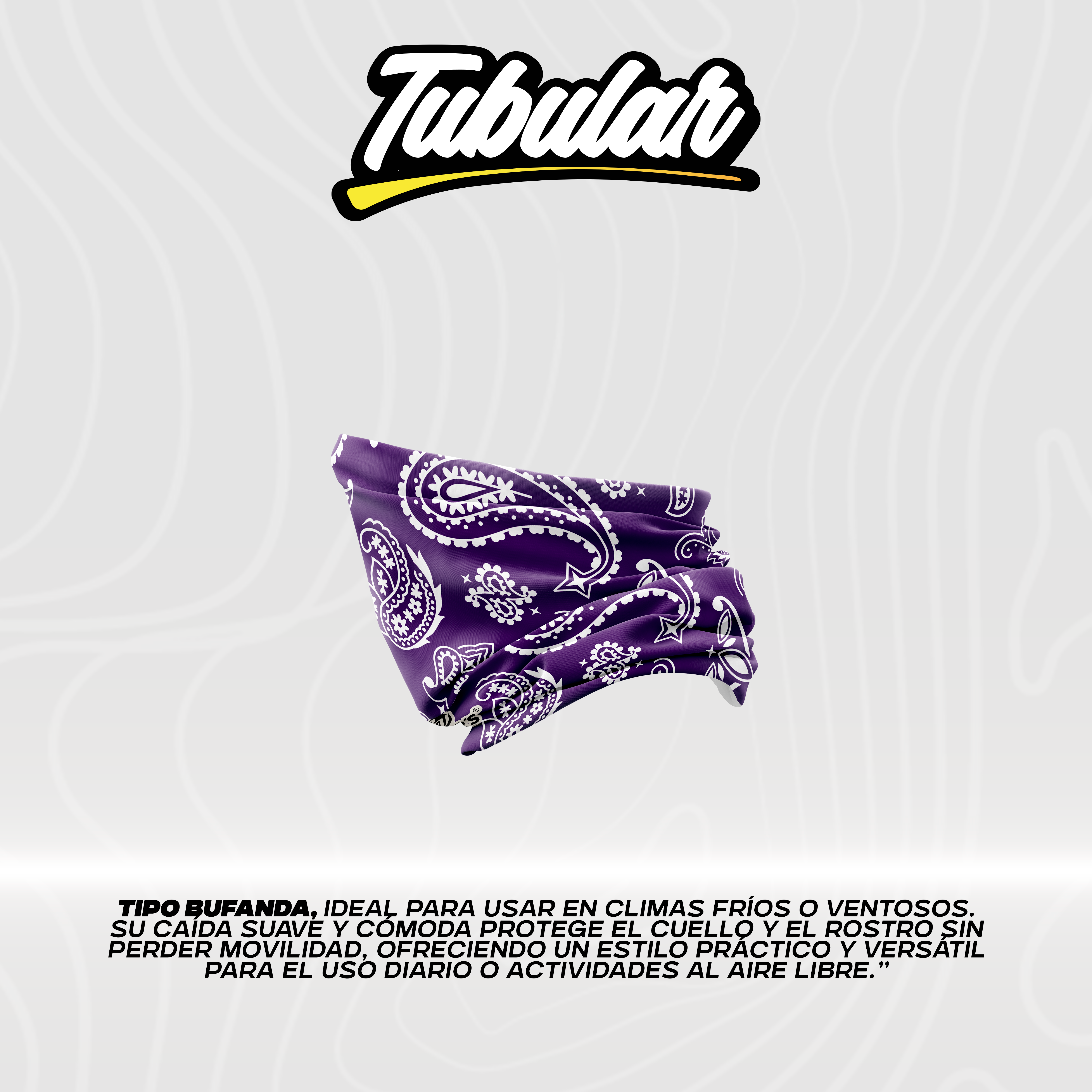 Tubular Rivers® Cachemira Púrpura 💜✨