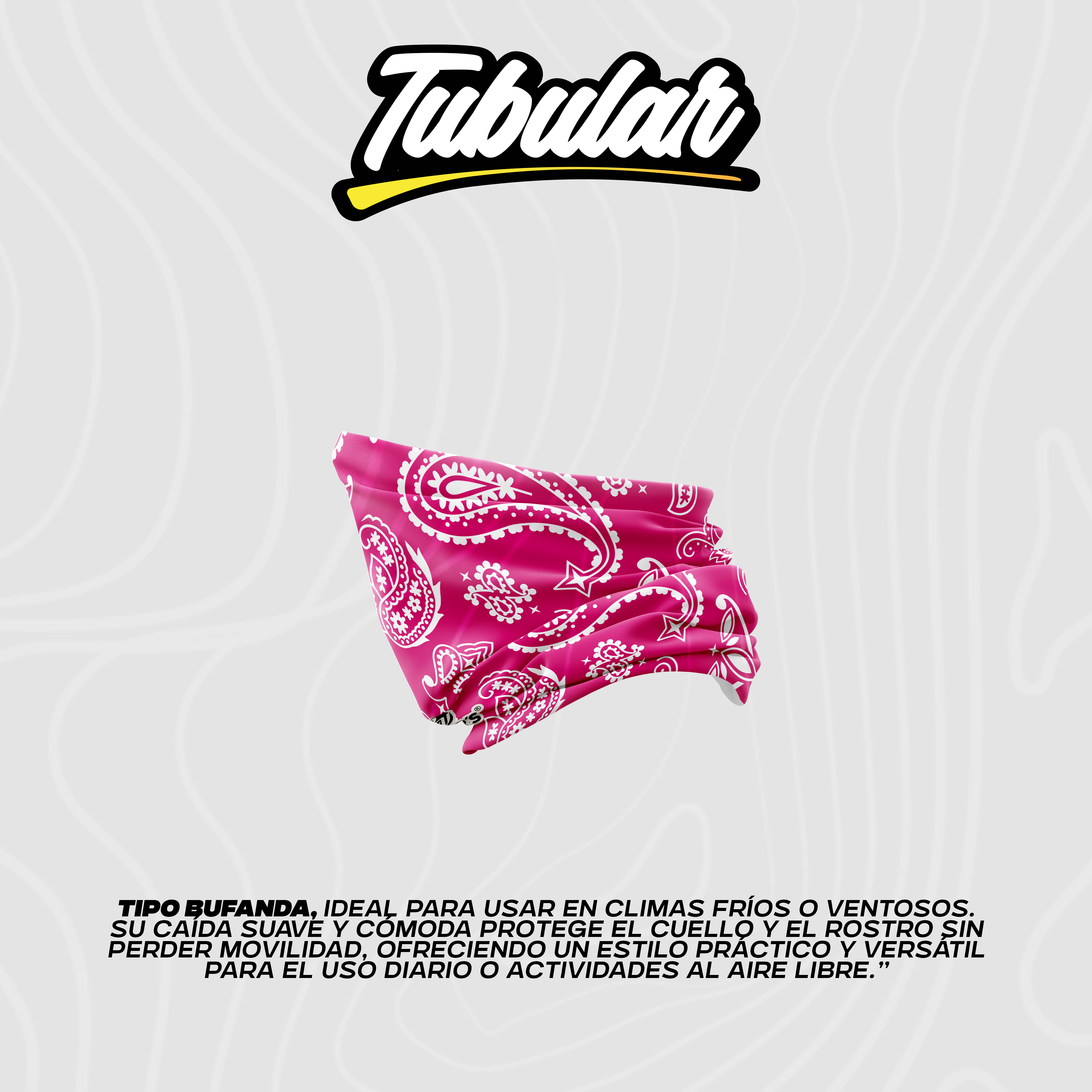 Tubular Rivers® Cachemira Fucsia 💖🌸