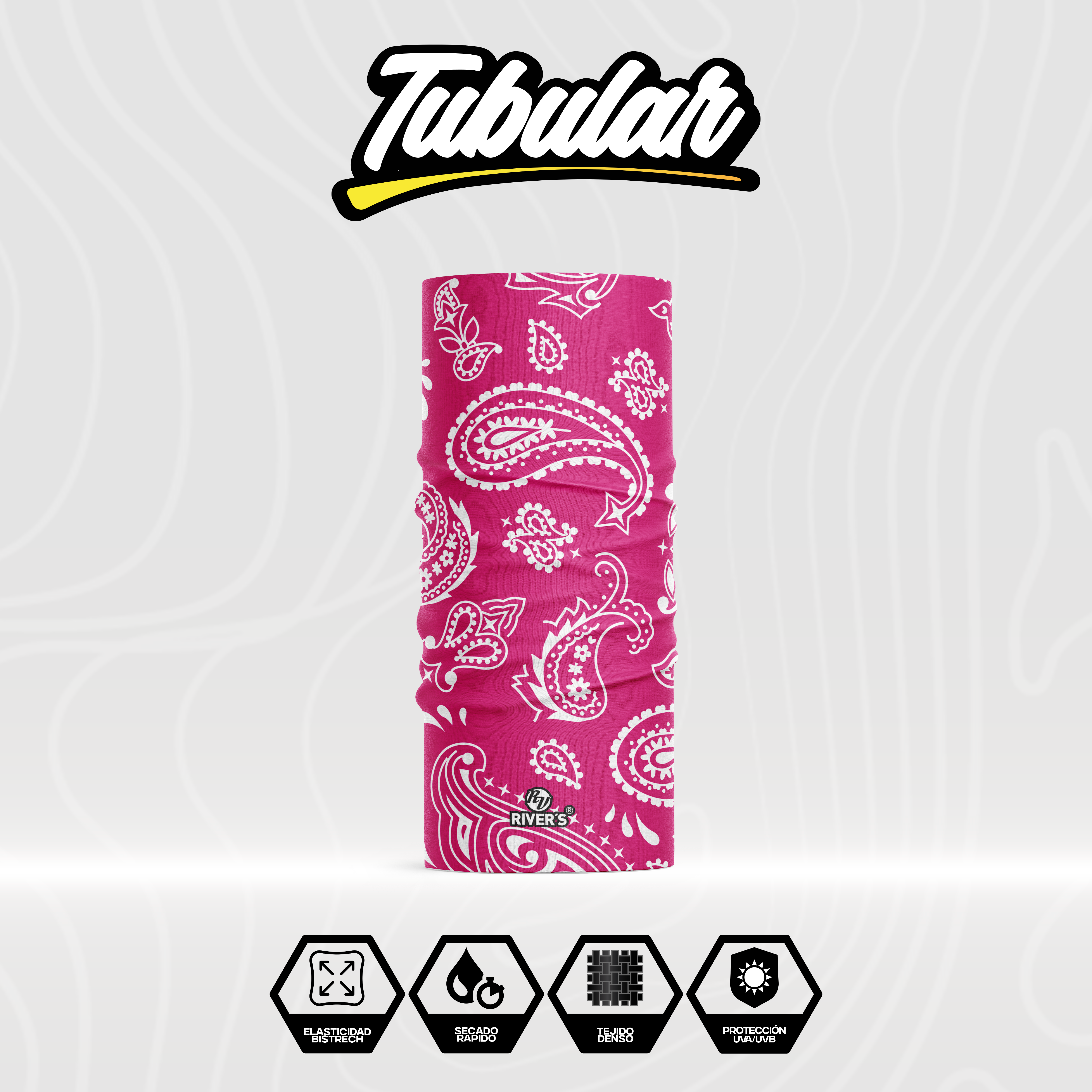 Tubular Rivers® Cachemira Fucsia 💖🌸