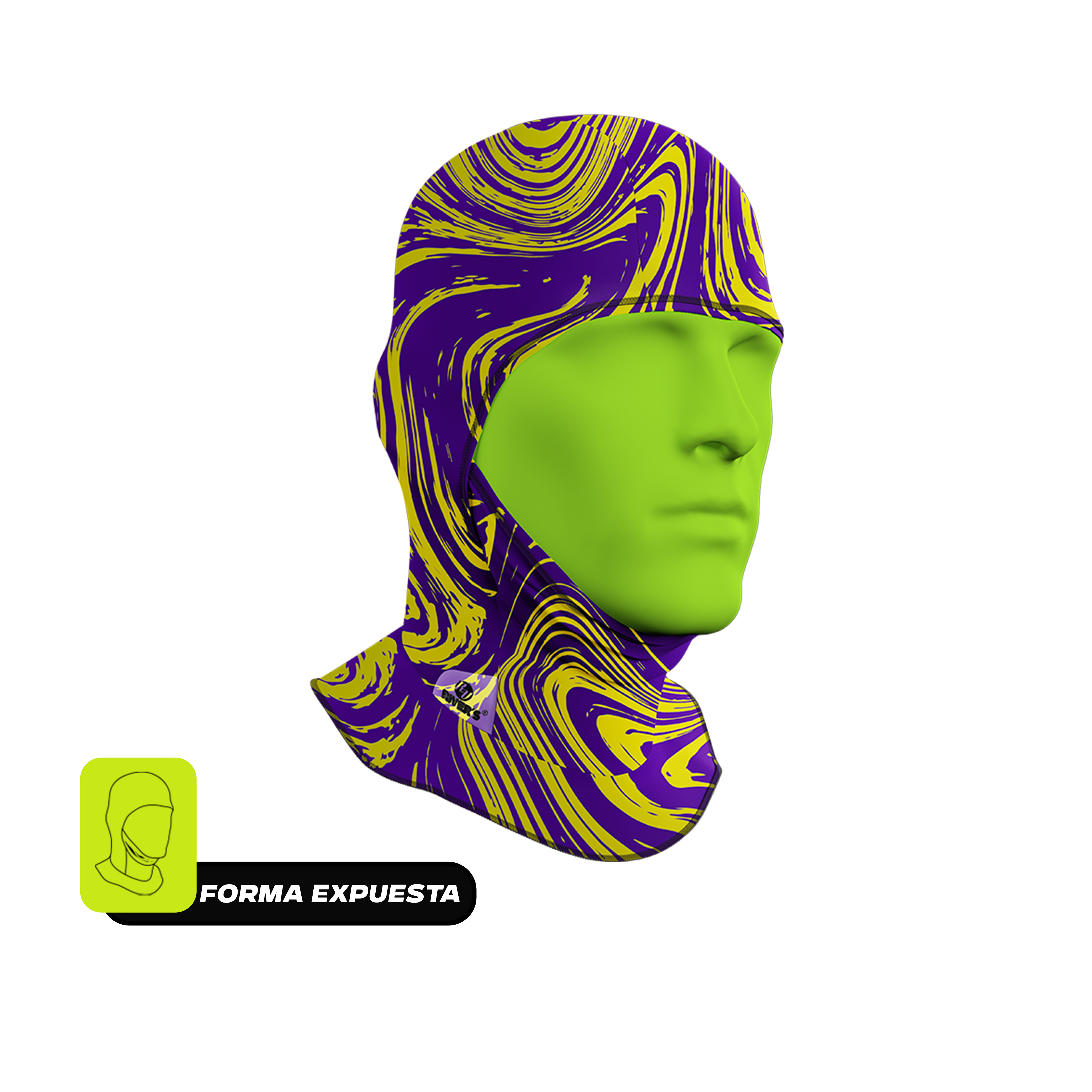 Balaclava Tri-Funcional Rivers® Flujo Bicolor