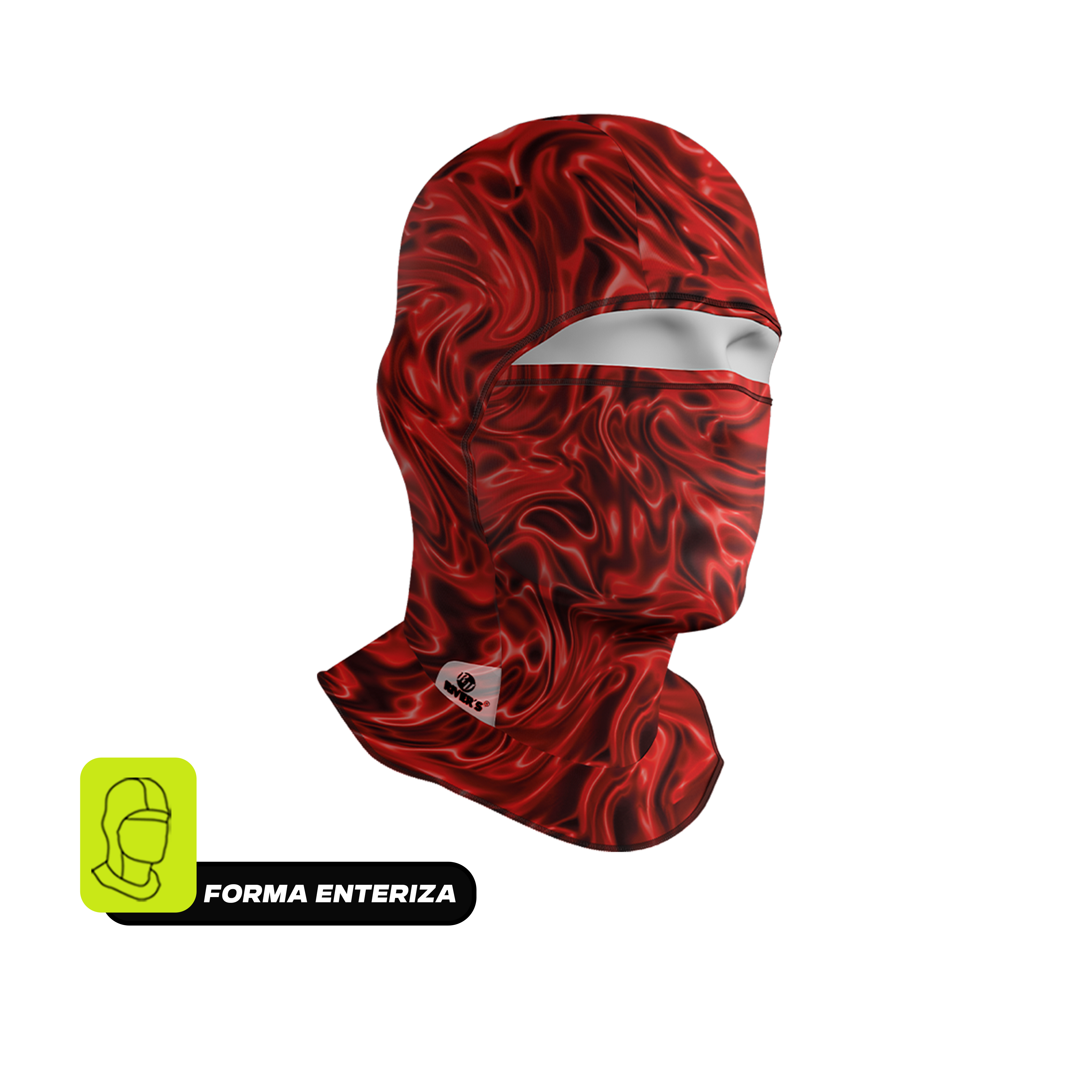 Balaclava Tri-Funcional Rivers® Flujo Ígneo