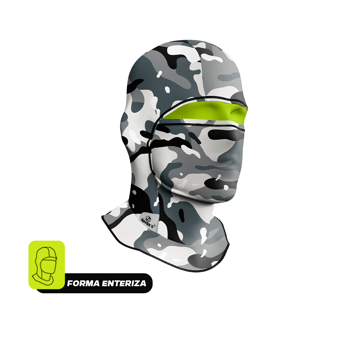 BALACLAVA Tri-funcional RIVERS®  Camuflaje Gris