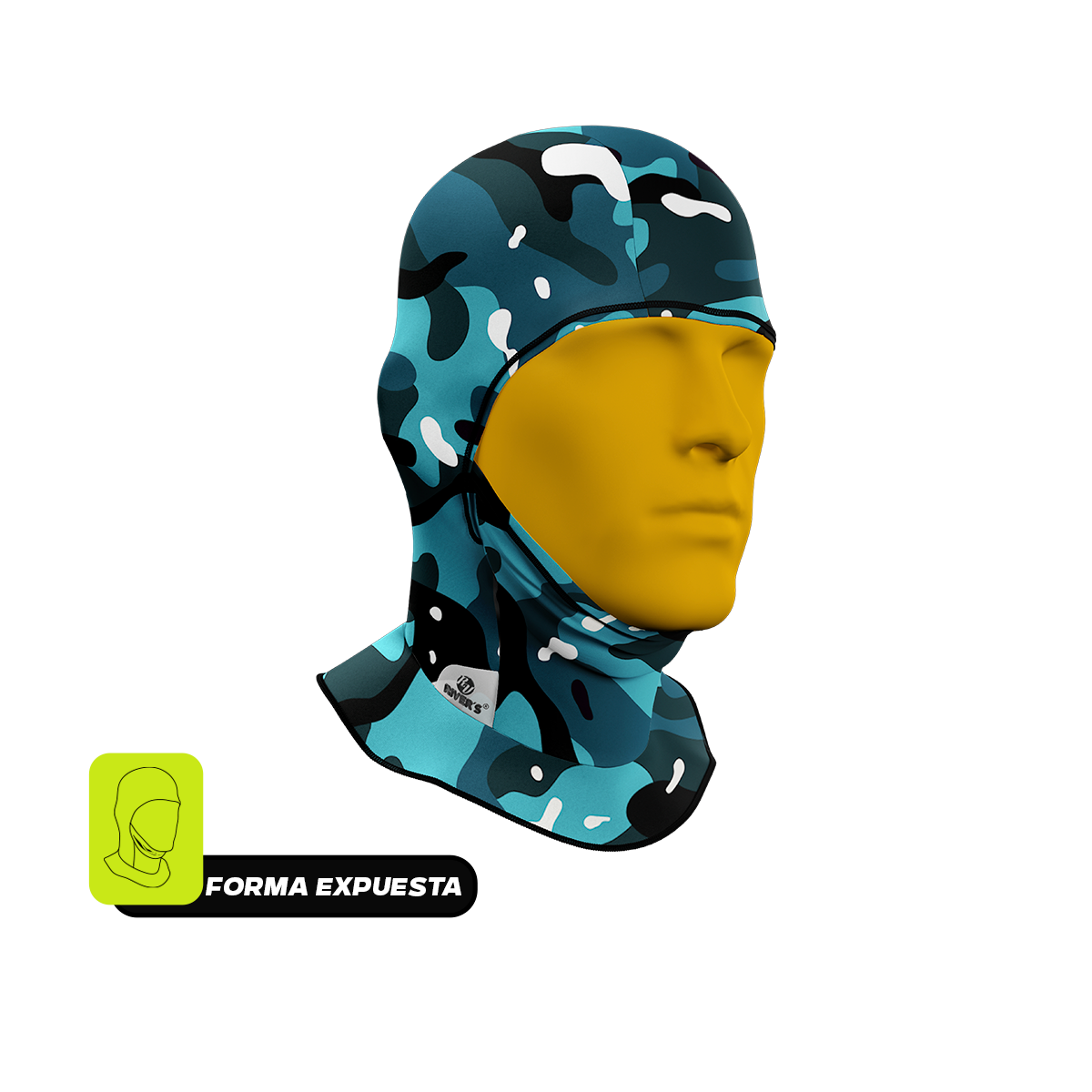 BALACLAVA RIVERS® Camuflaje azul
