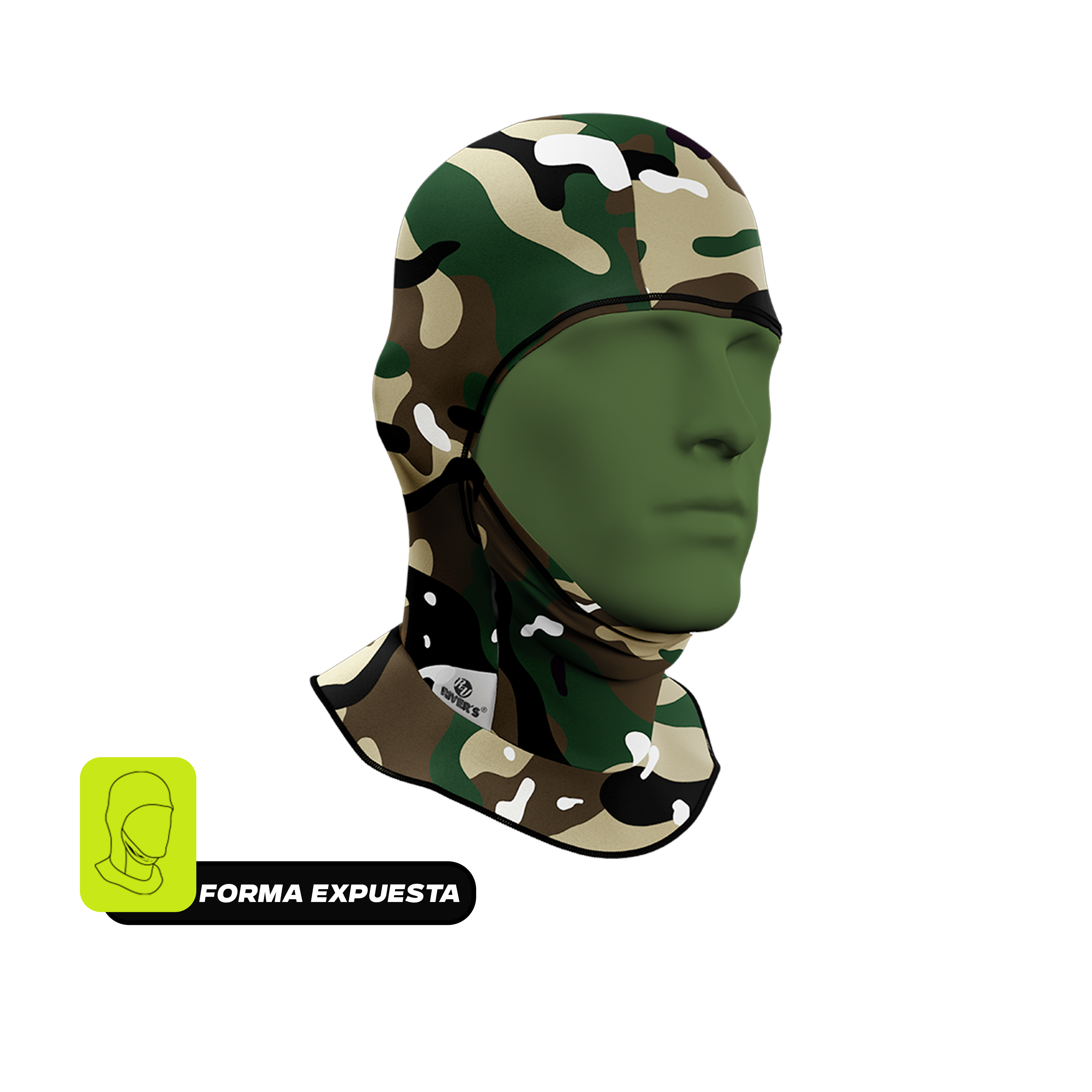 BALACLAVA RIVERS® Camuflaje verde