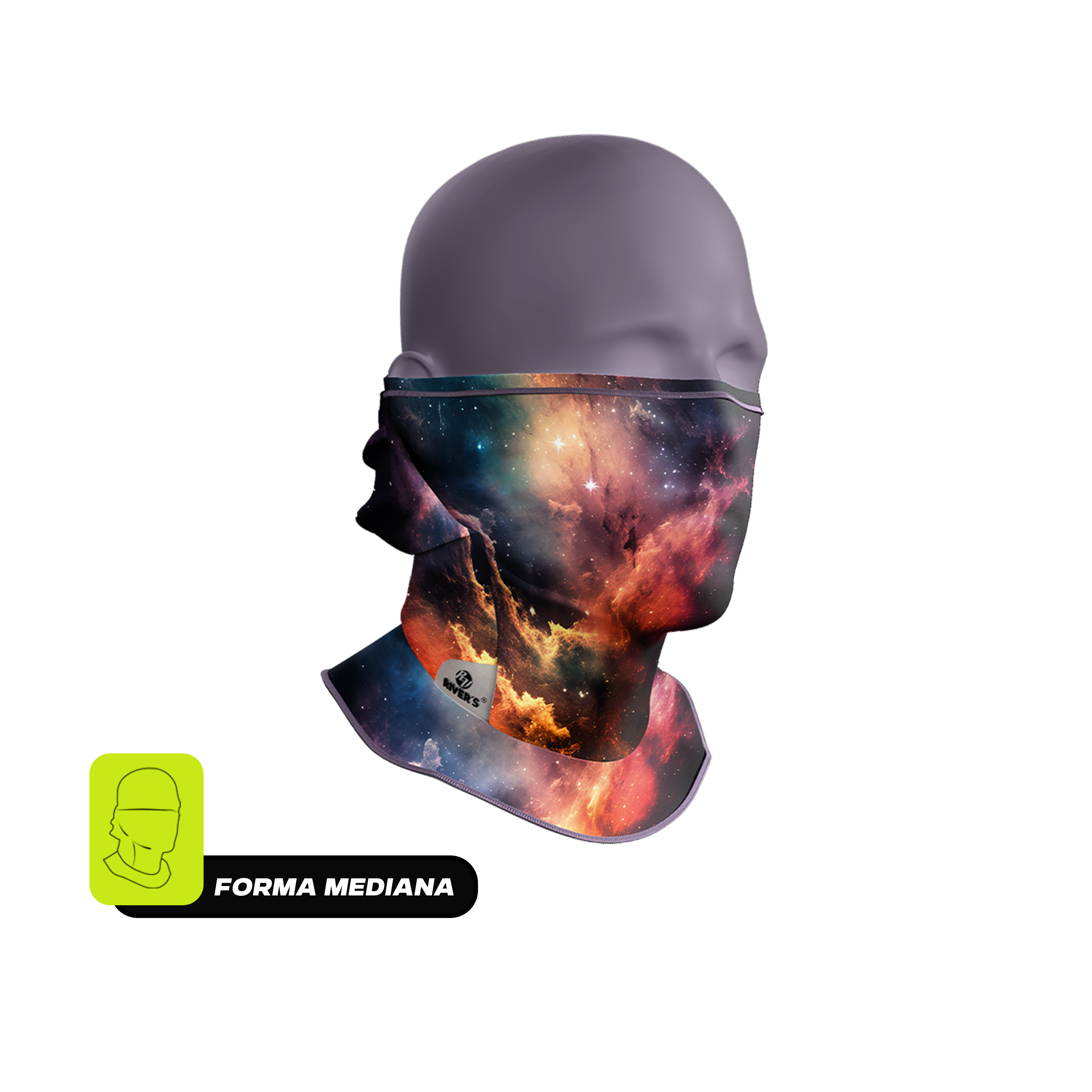 Balaclava Tri-Funcional Rivers® Nebulosa Cósmica