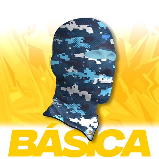 Balaclava Básica Rivers® pixel Azul