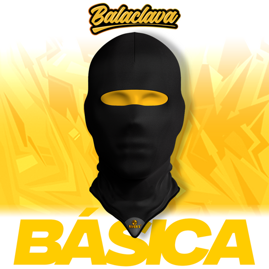 Balaclava Básica Rivers® color solido Negro