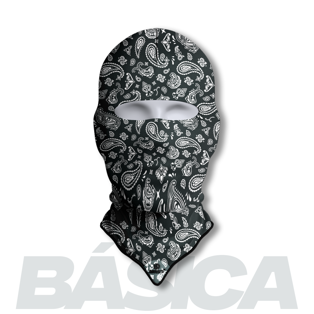 Balaclava Básica Rivers® Camuflaje Cachemir Negro