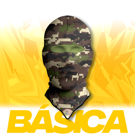 Balaclava Básica Rivers® Pixel Verde