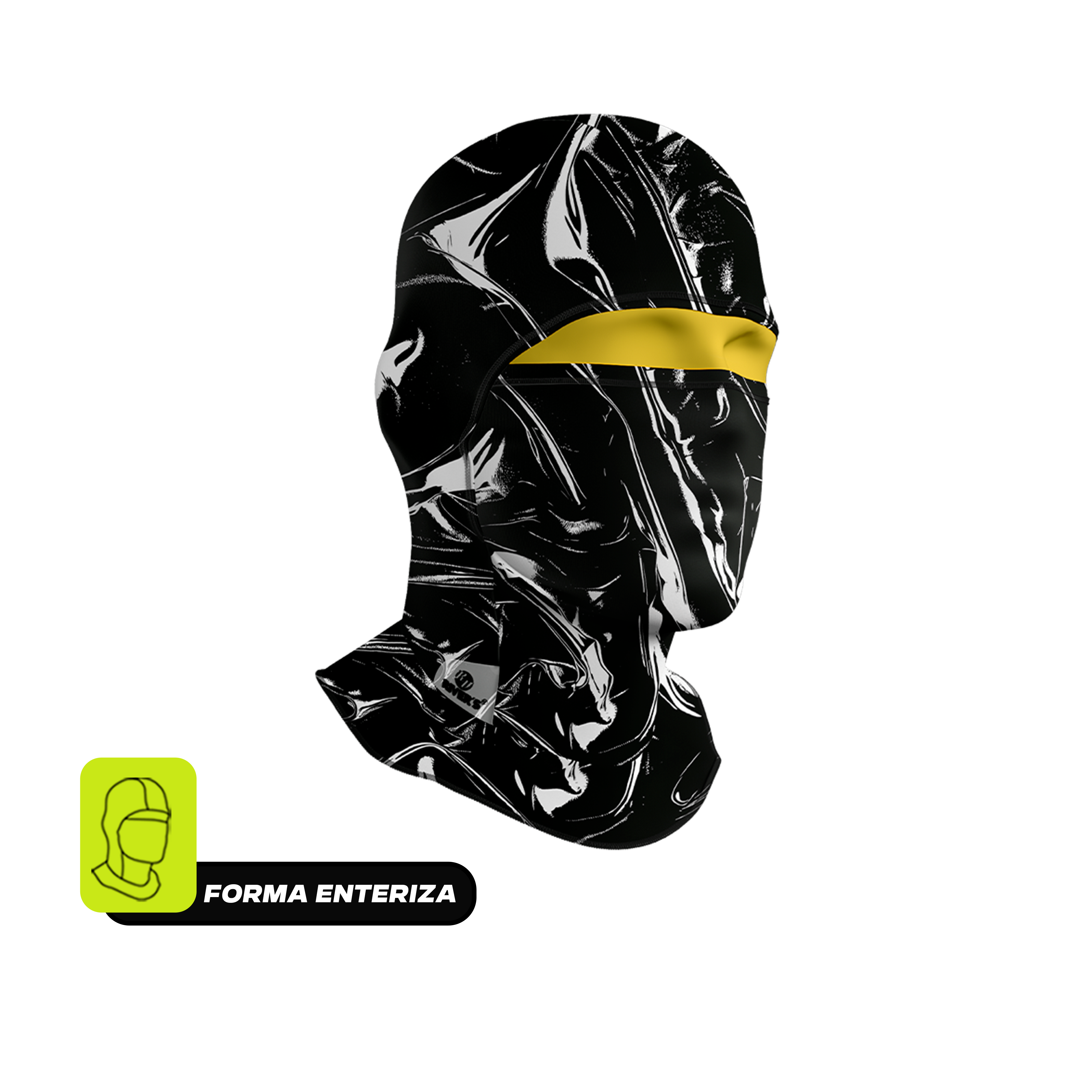 Balaclava Tri-Funcional Rivers® Negro Espectral.