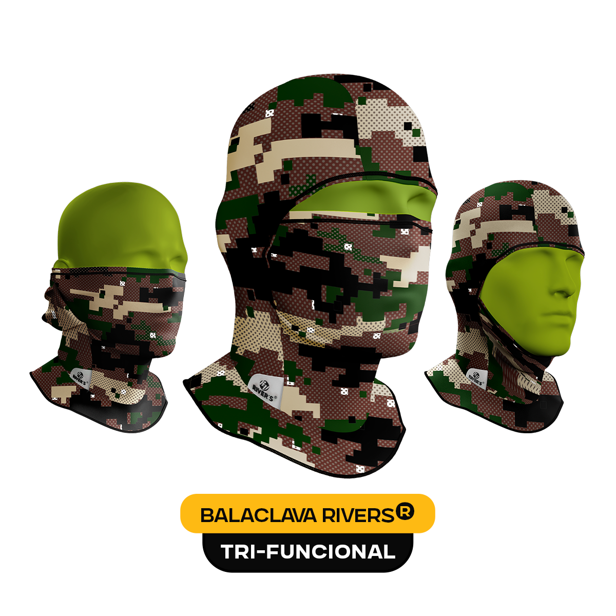 BALACLAVA RIVERS® Pixel verde