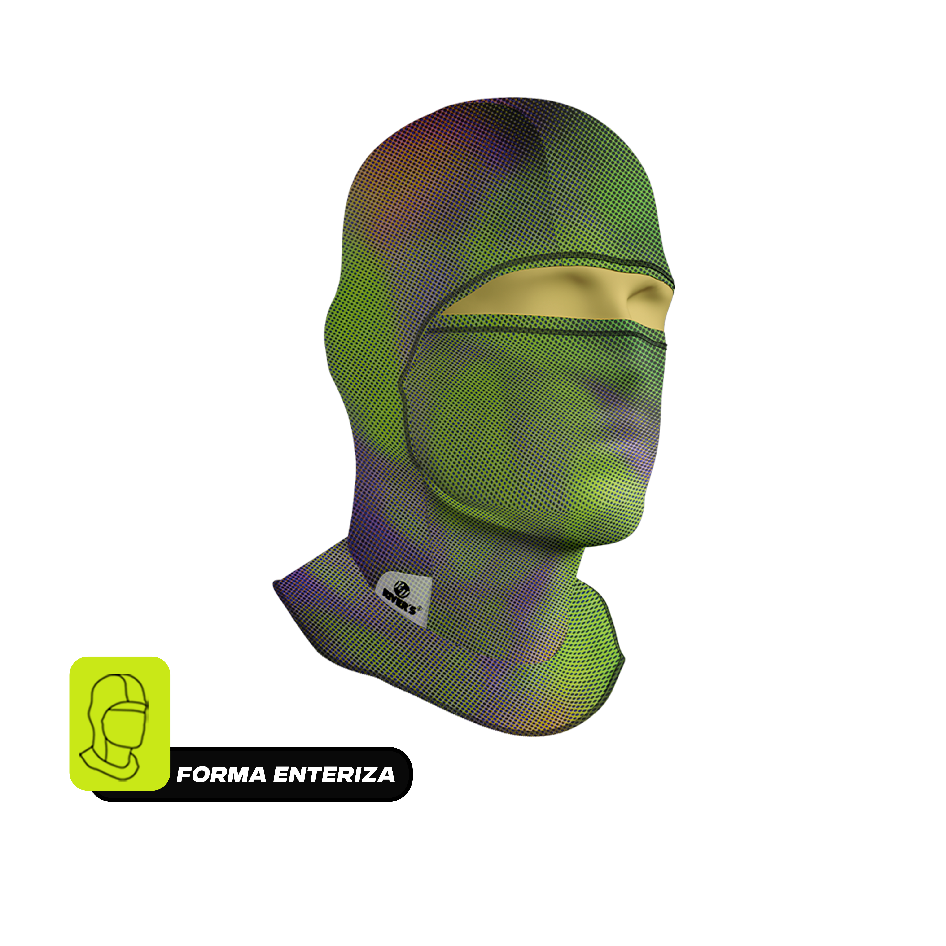 Balaclava Tri-Funcional Rivers® Malla Gradiente