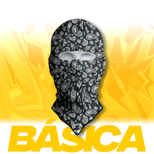 Balaclava Básica Rivers® Camuflaje Cachemir Negro