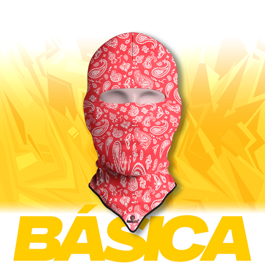 Balaclava Básica Rivers® Camuflaje Cachemir Rojo