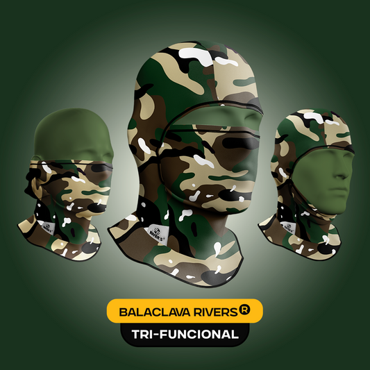 BALACLAVA RIVERS® Camuflaje Clasico verde