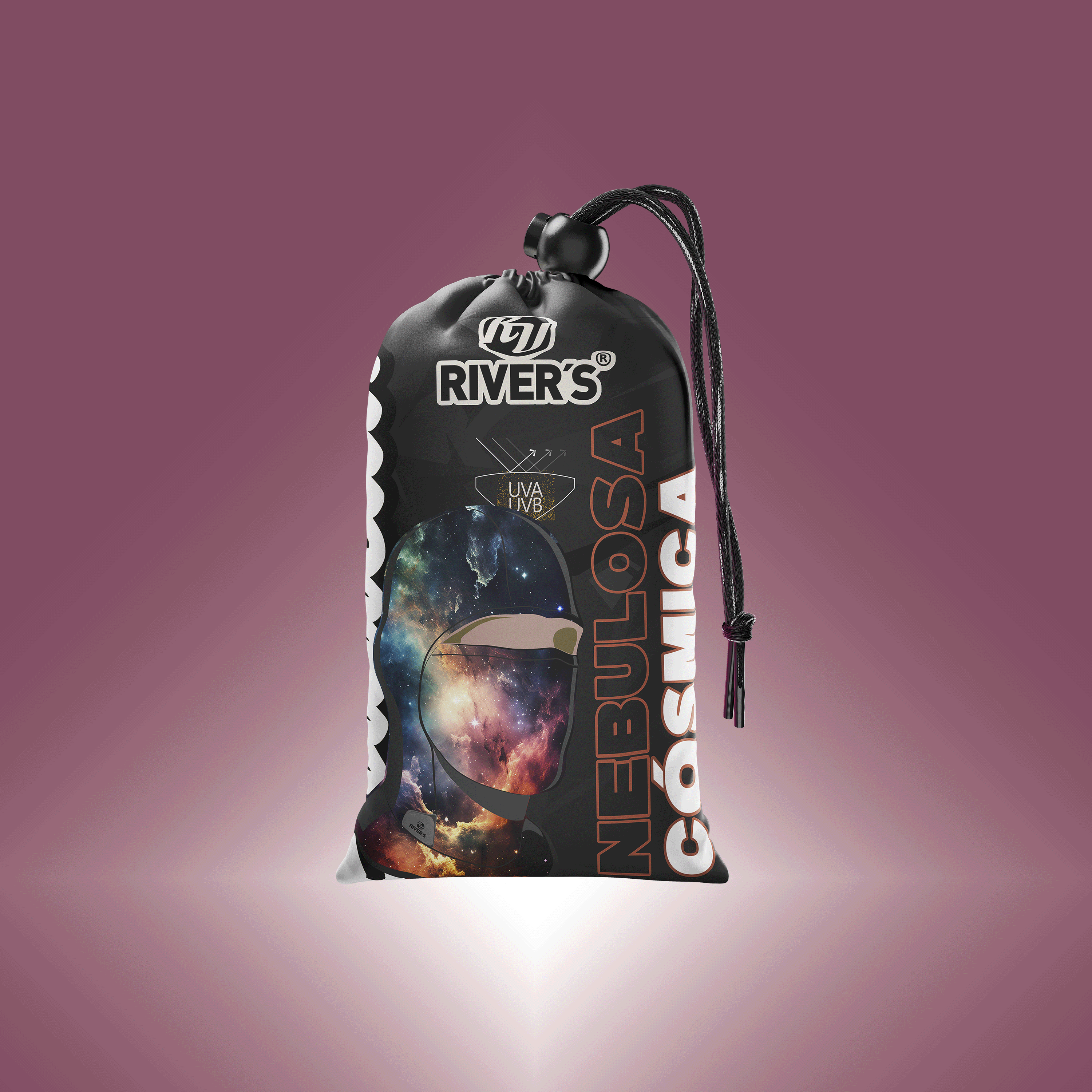 Balaclava Tri-Funcional Rivers® Nebulosa Cósmica