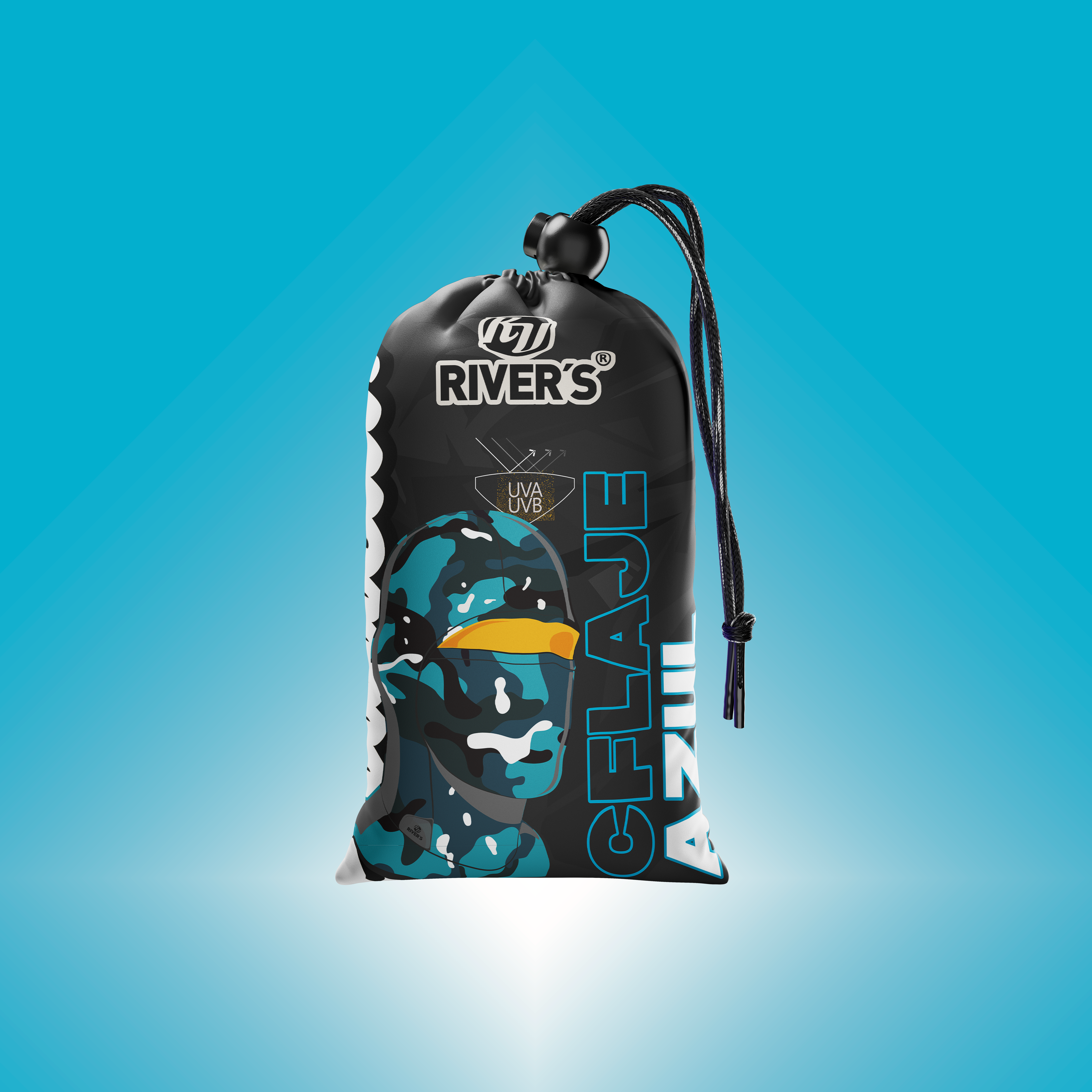 BALACLAVA RIVERS® Camuflaje azul