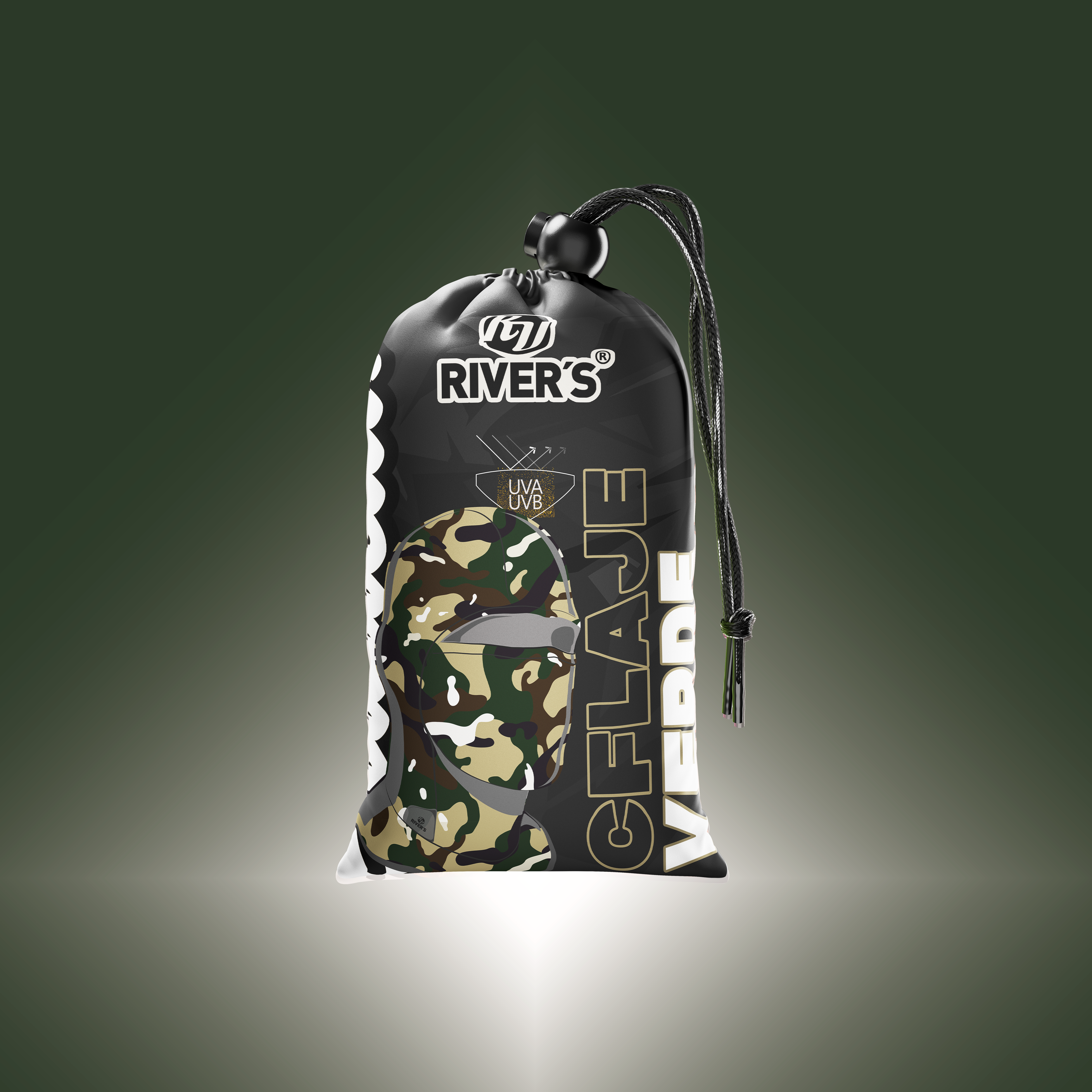 BALACLAVA RIVERS® Camuflaje verde